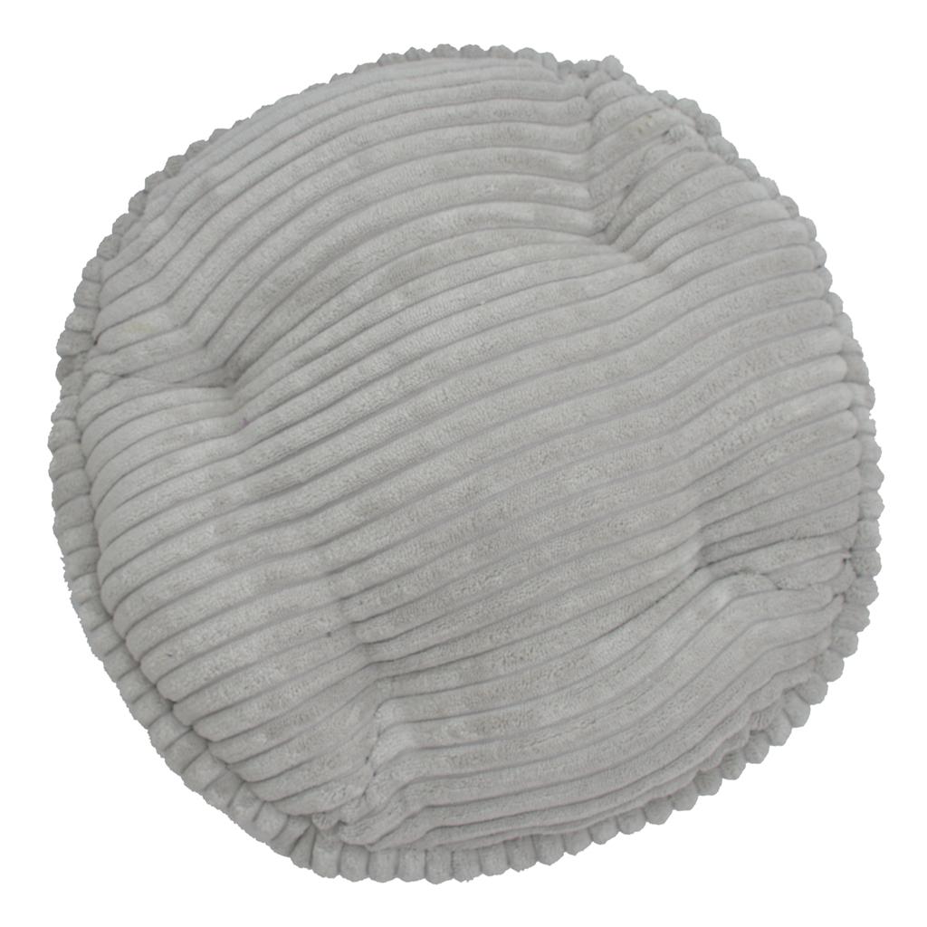 Winter Thicken Round Bar Stool Cover Chair Seat Cushion Light Grey - 33cm