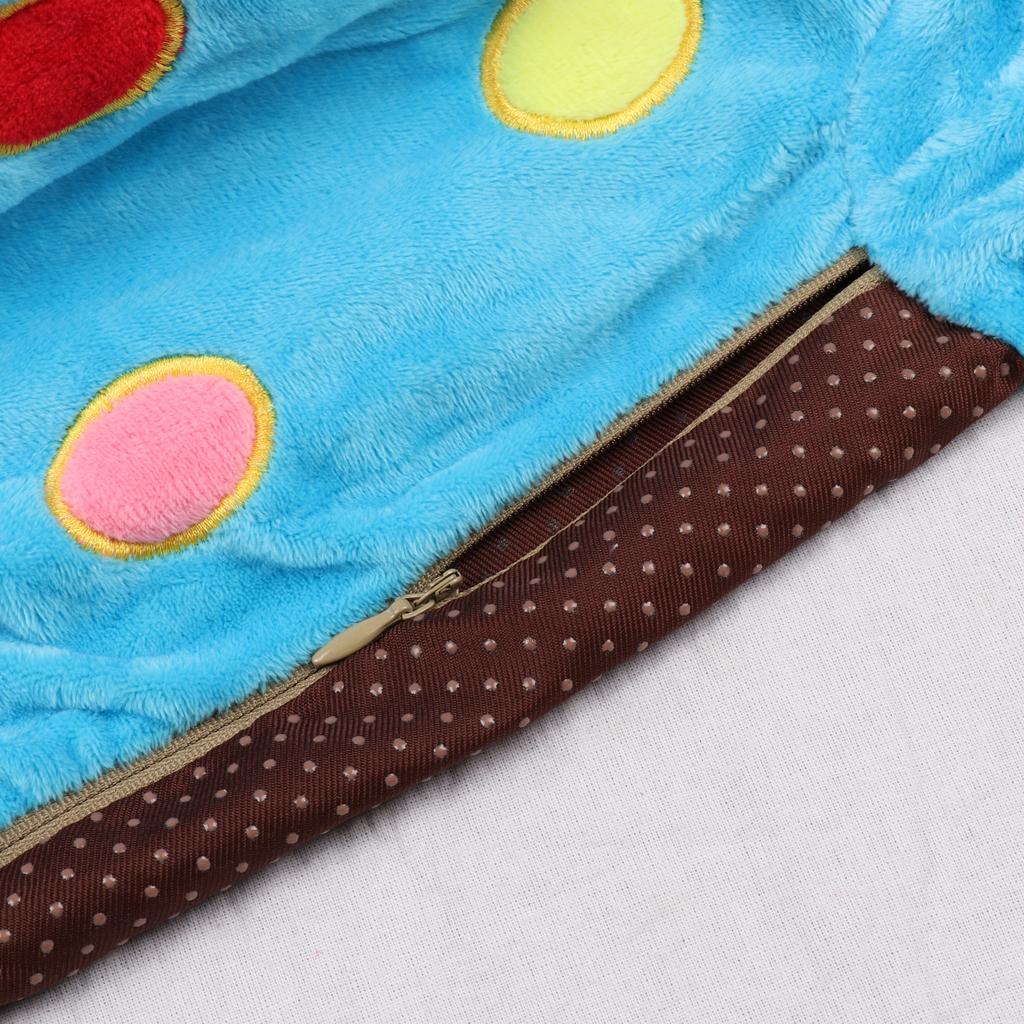 Cartoon Animal Kids Seat Sofa Cover Baby Chair Bean Bag Fly Dragon(Blue)