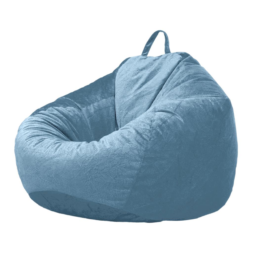 Audlt Teen Size Bean Bag Chair Cover Bedding Toy Storage Sky Blue