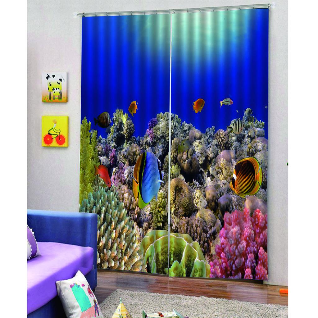 Beautiful Waterproof Blackout Curtains for Kids Room Living Room Style-1