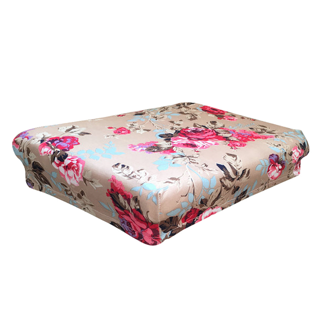 Stool face dust cover dressing table stool set Chinese style Flower 4