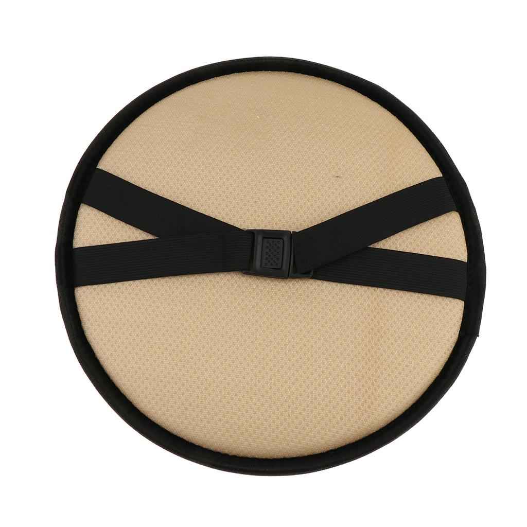 Cotton Stripe Office Home Chair Cushion Dining Chair Pads  Round 25cm