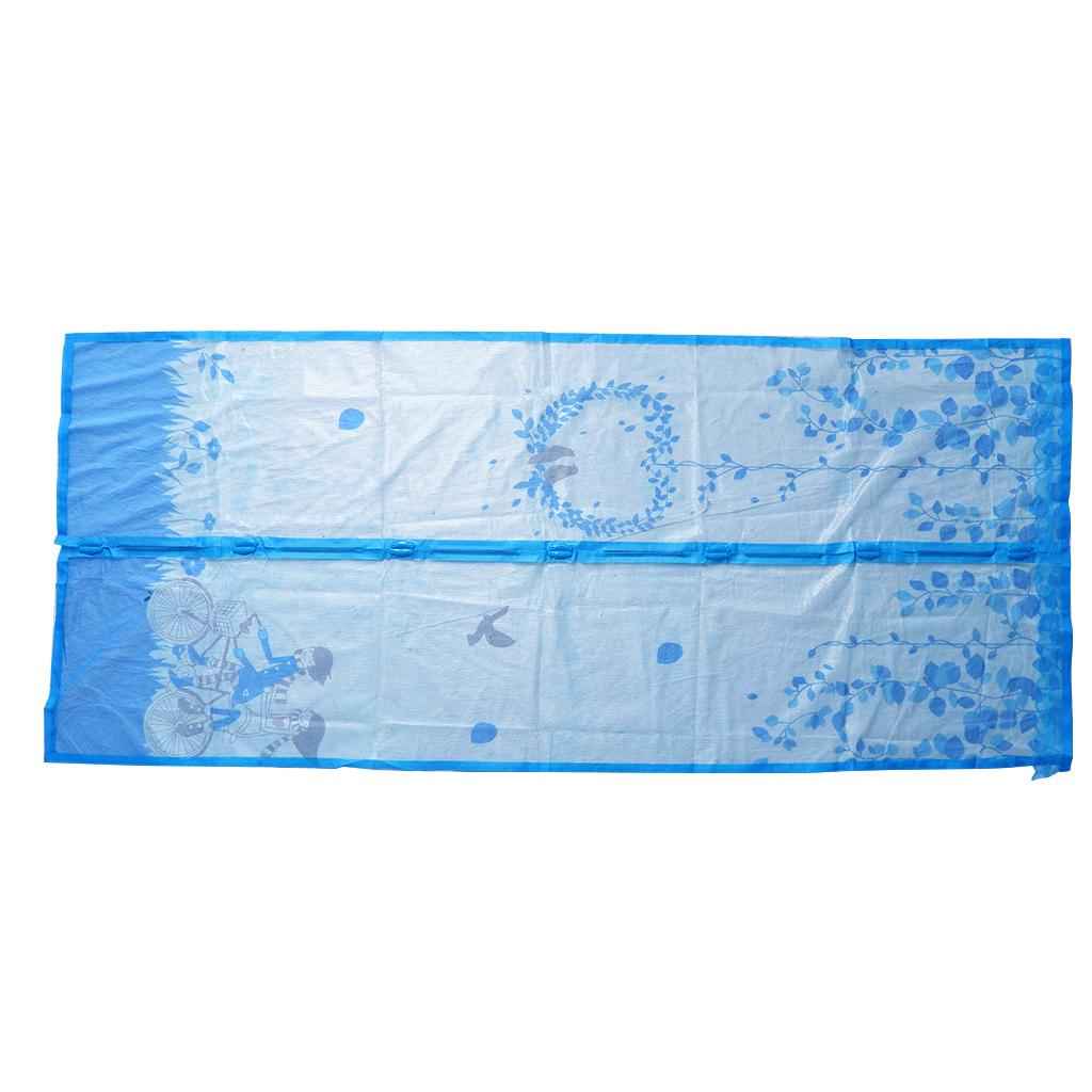 Anti-Bugs Magnetic Mesh Door Curtain with Full Frame Hook&Loop 100x210CM