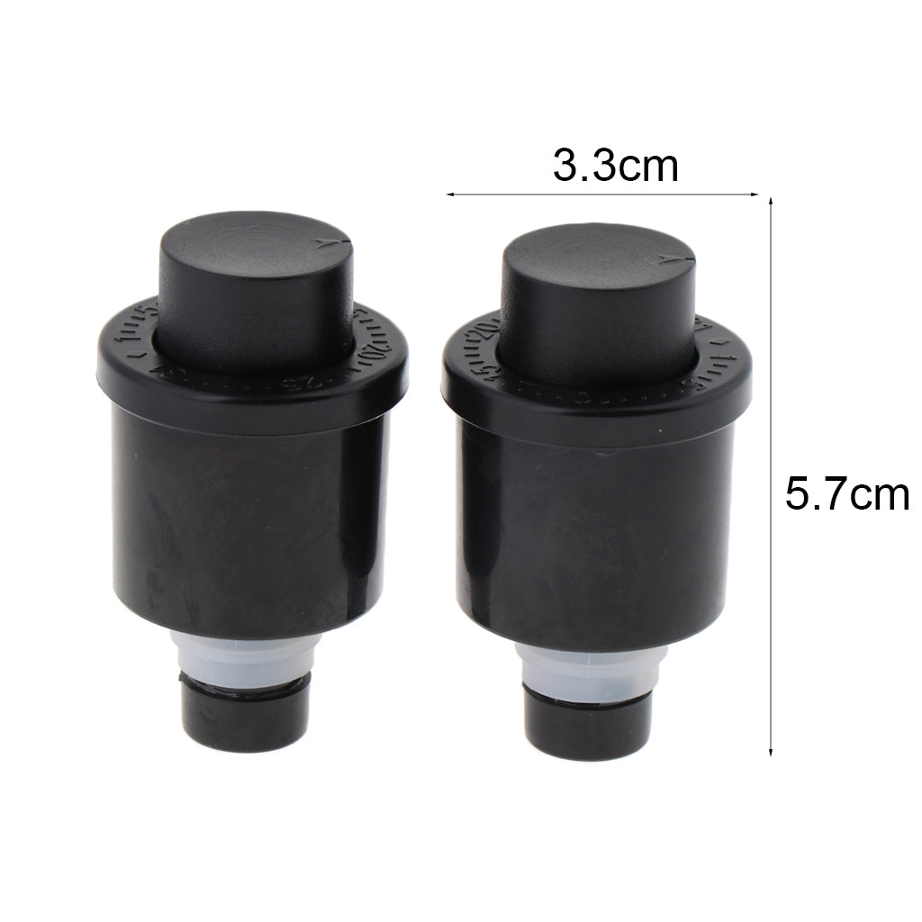 2 Pieces Press-type Fresh Wine Stoppers Wine Bottle Plug Keep Wine Fresh