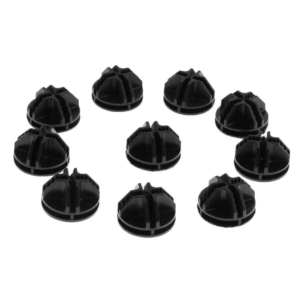 10 Pack Wire Cube Plastic Connectors for Modular Organizer and Wire Grid Cube Storage Shelving
