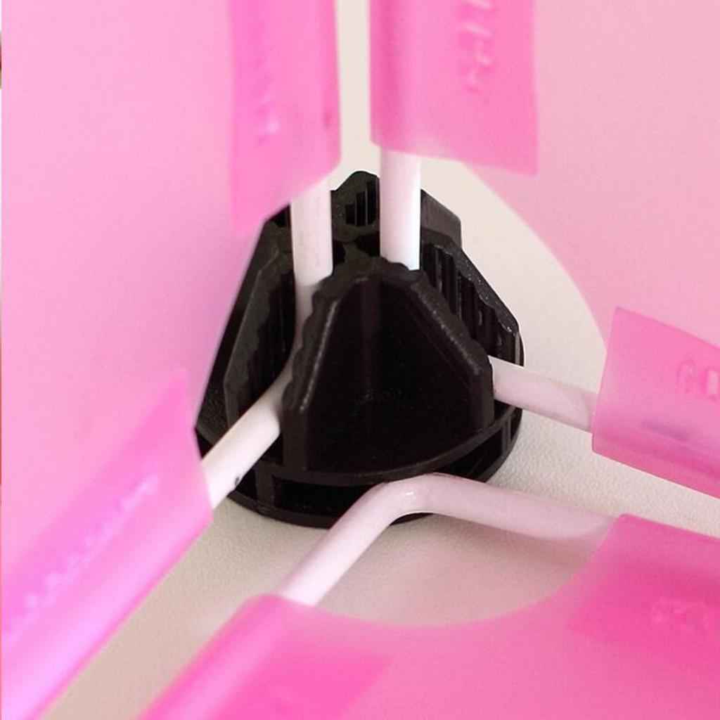 10 Pack Wire Cube Plastic Connectors for Modular Organizer and Wire Grid Cube Storage Shelving