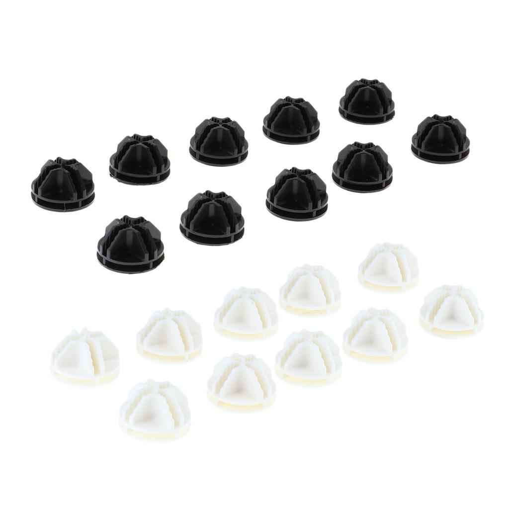 10 Pack Wire Cube Plastic Connectors for Modular Organizer and Wire Grid Cube Storage Shelving