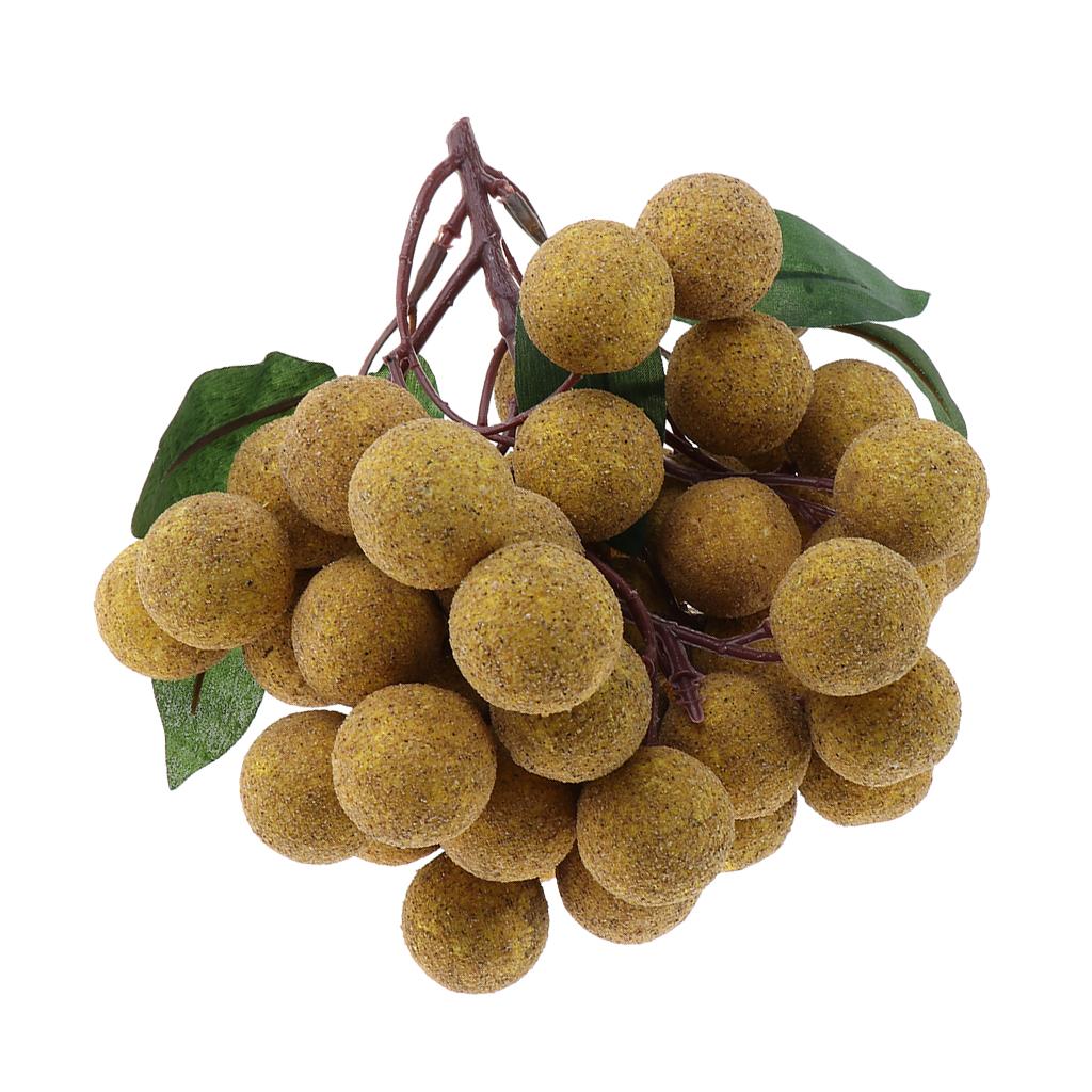 20xArtificial Vegetables Model- Fake Food for Kids Baby Playing -Longan
