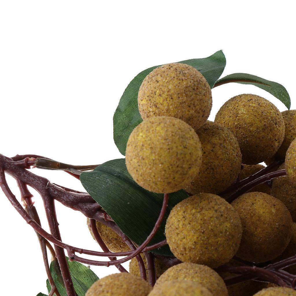 6xArtificial Vegetables Model- Fake Food for Kids Baby Playing -Longan