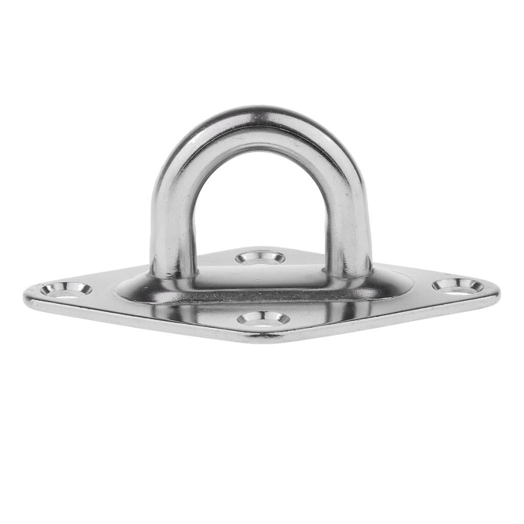 3x304 Stainless Diamond Pad Eye Durable for Marine Grade polished finish