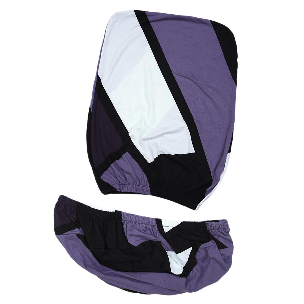 3xSplit Design Office Computer Chair Cover Protector Desk Chair Slipcover E