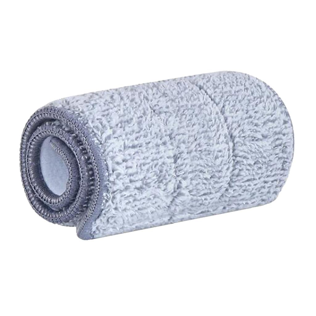 6xReplacement Flat Mop Pad Kitchen Bathroom Floor Duster Cleaning Cloth 2pcs