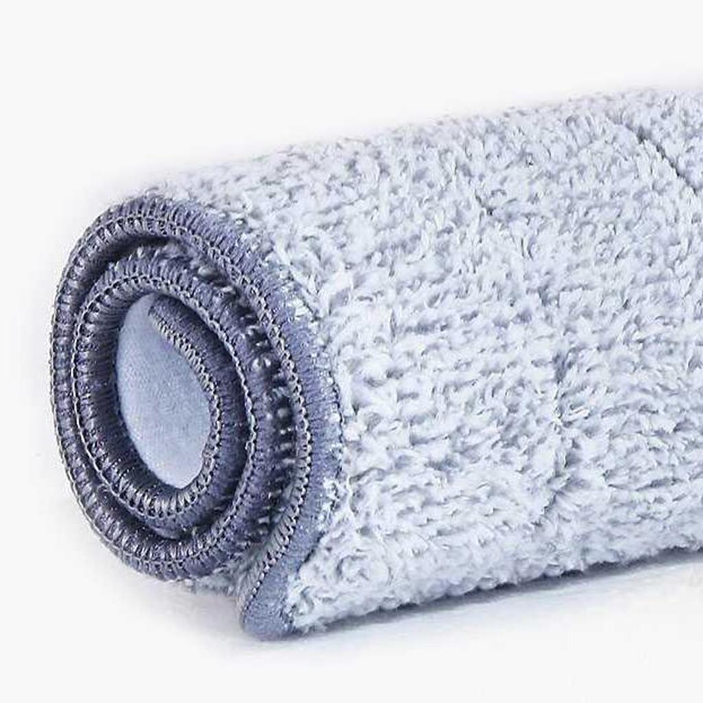 6xReplacement Flat Mop Pad Kitchen Bathroom Floor Duster Cleaning Cloth 2pcs