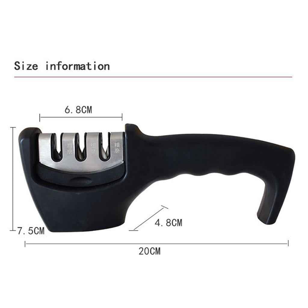 Kitchen Knife Sharpener Knives Blades Sharpening Damaged Blade Restore Black