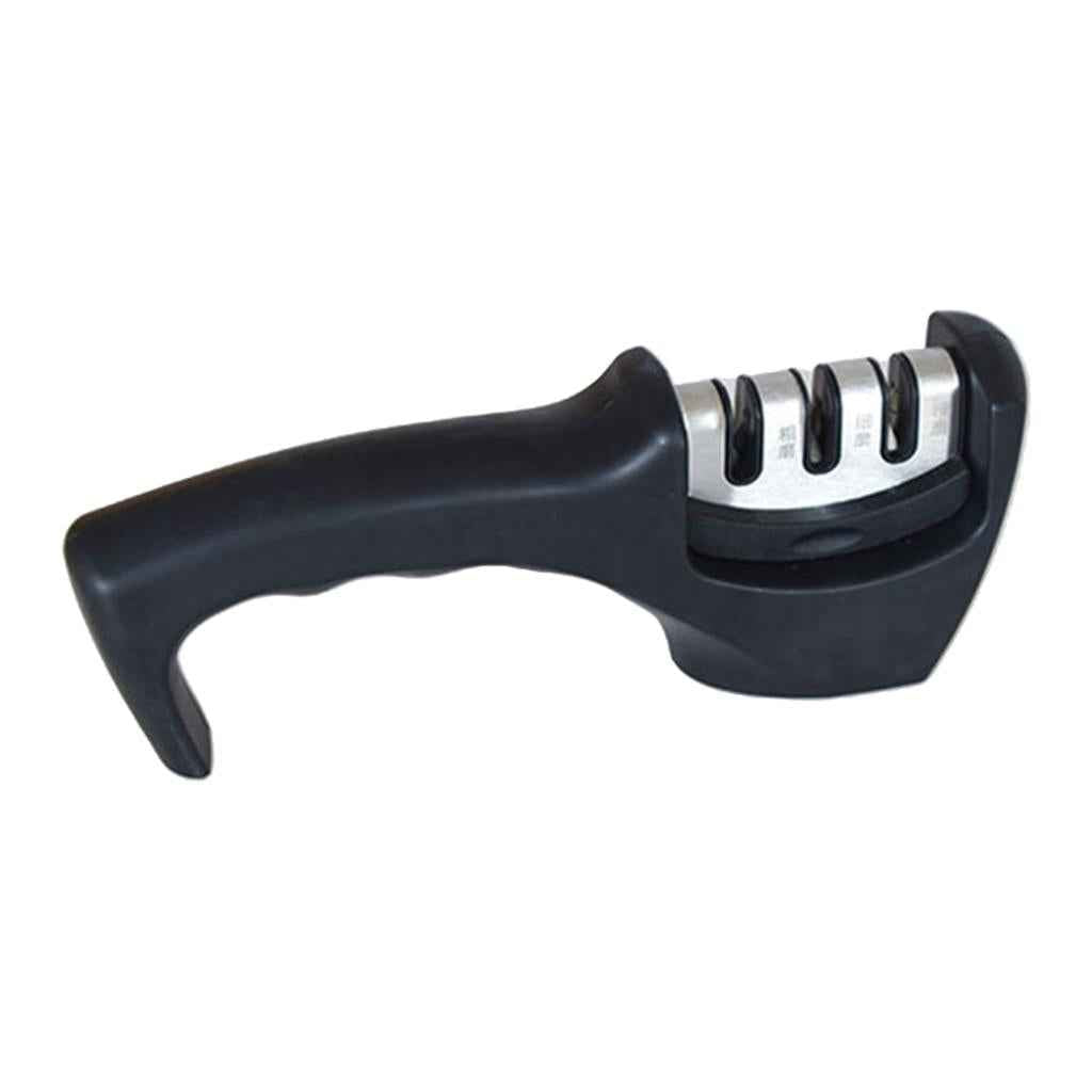 Kitchen Knife Sharpener Knives Blades Sharpening Damaged Blade Restore Black