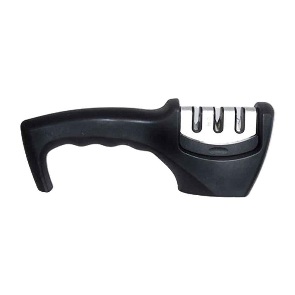 Kitchen Knife Sharpener Knives Blades Sharpening Damaged Blade Restore Black
