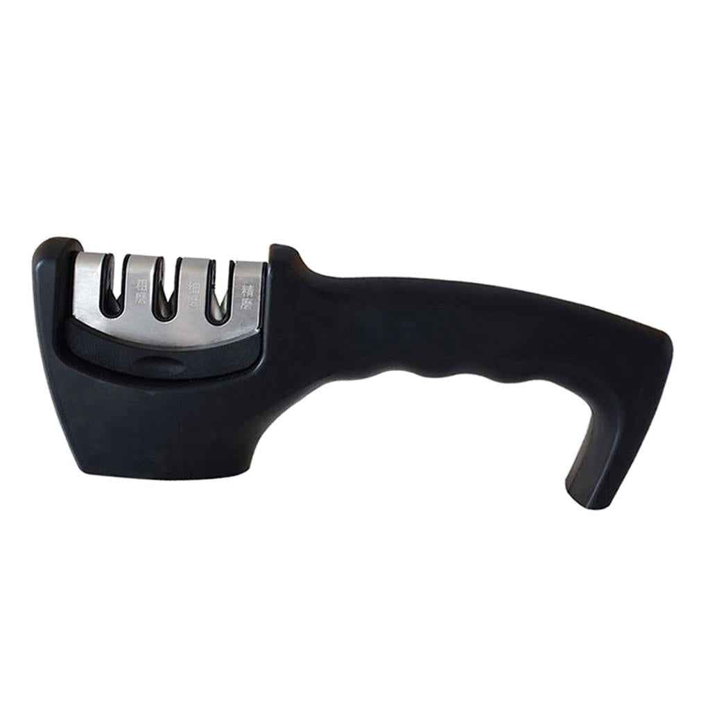 Kitchen Knife Sharpener Knives Blades Sharpening Damaged Blade Restore Black