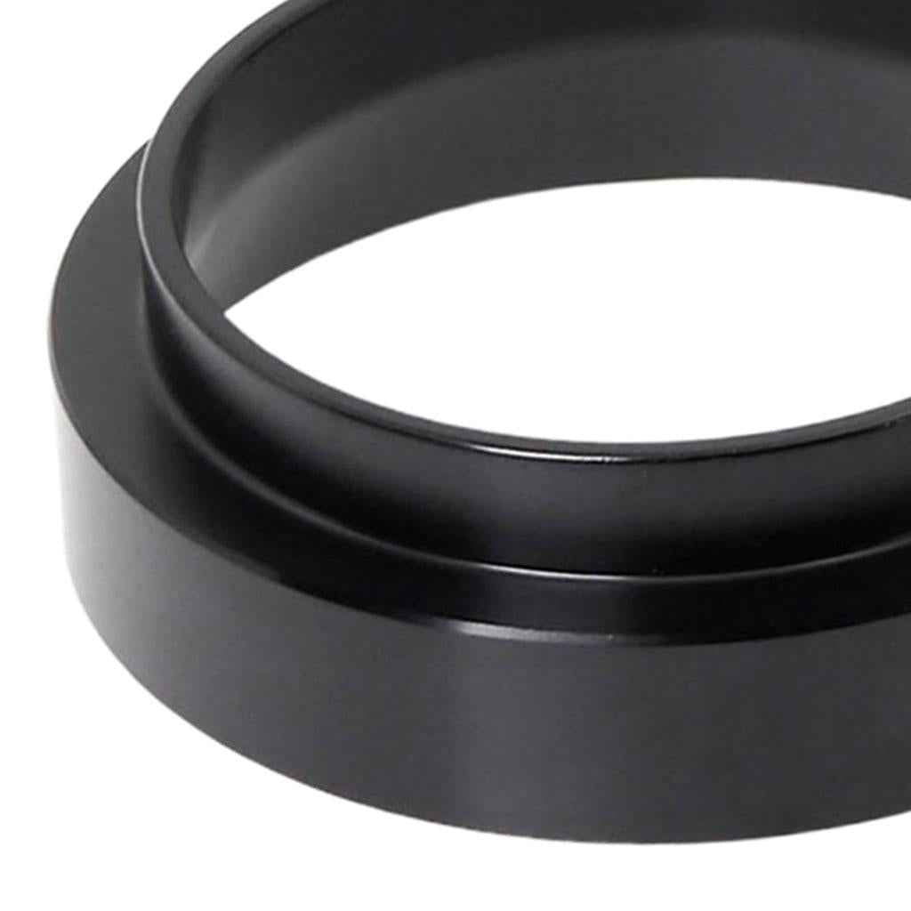 Aluminum Coffee Dosing Ring Replacement Dosing Funnel Black_51mm