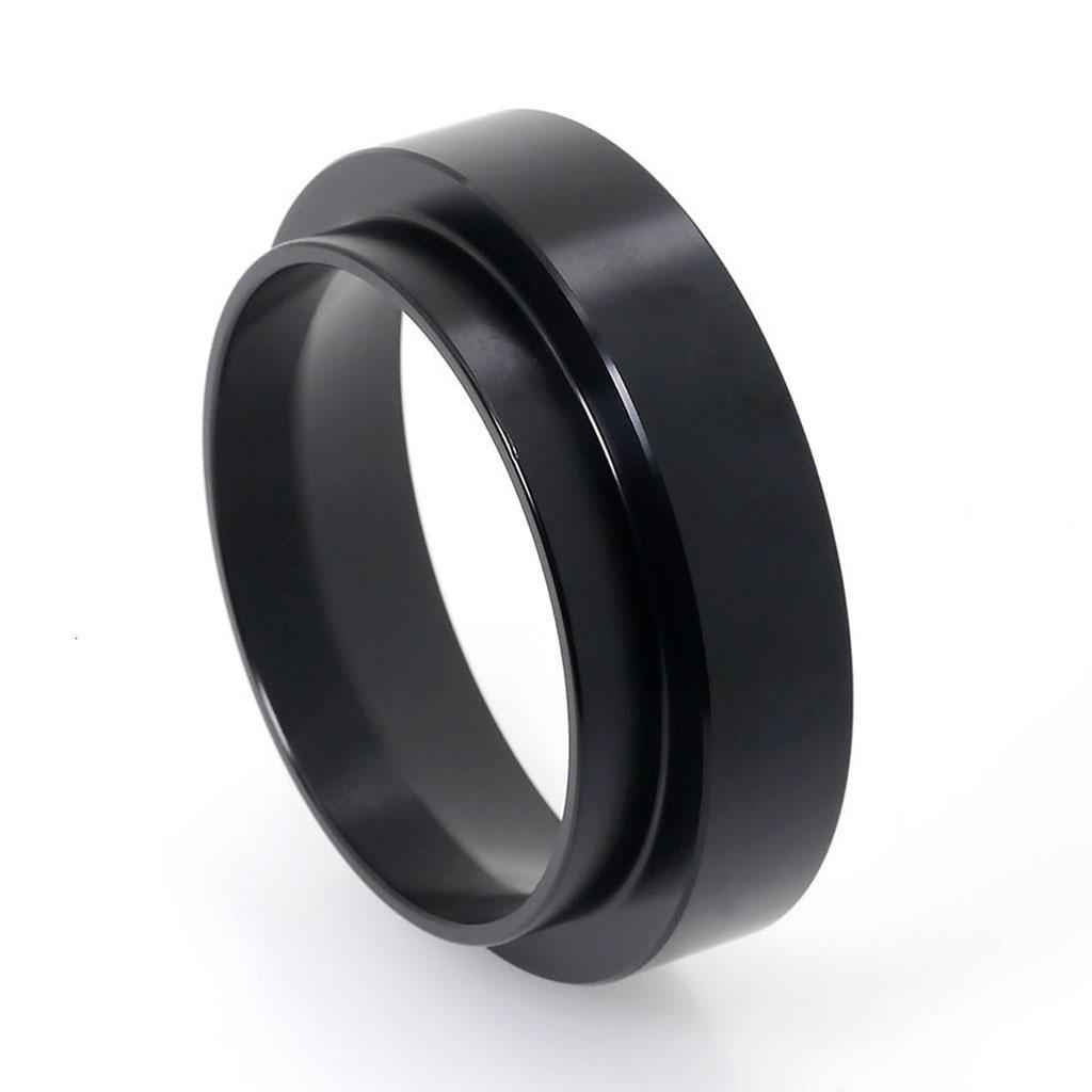 Aluminum Coffee Dosing Ring Replacement Dosing Funnel Black_51mm