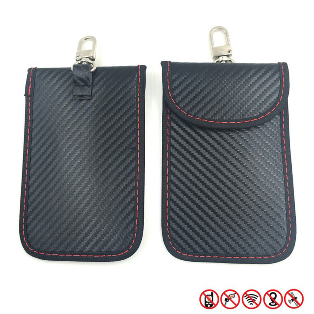 RFID Card Key Signal Blocking Bag Signal Shielding Pouch Wallet Black