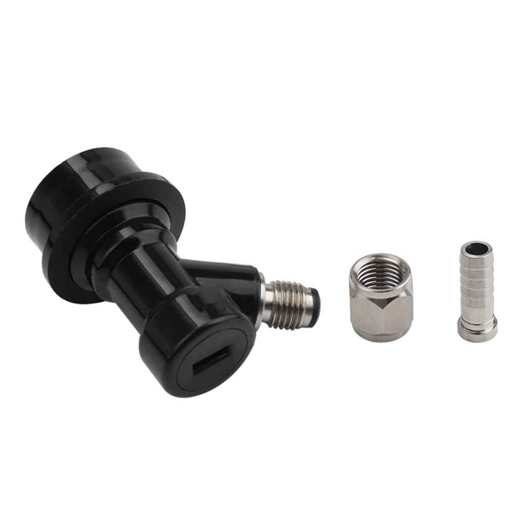 Ball Lock Gas & Liquid Threaded Assemblies Disconnects Kit New Black