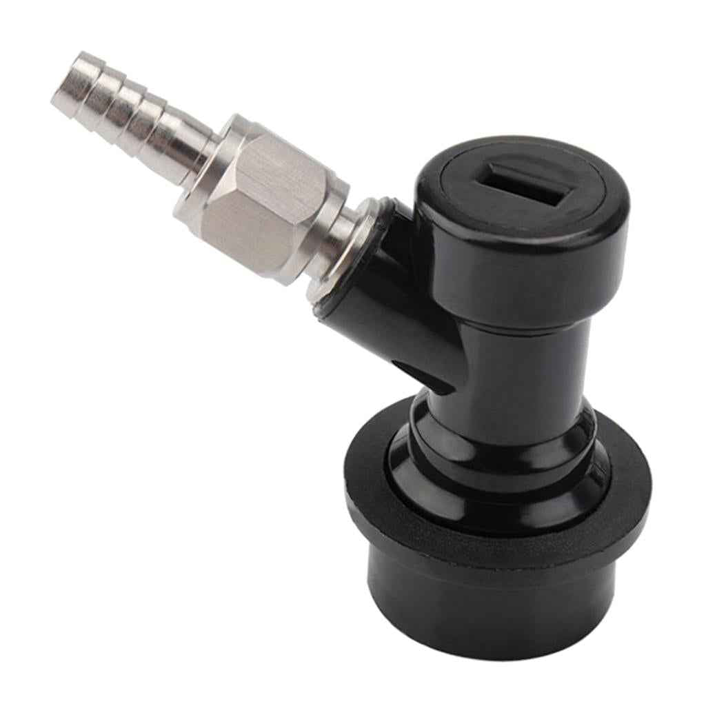Ball Lock Gas & Liquid Threaded Assemblies Disconnects Kit New Black