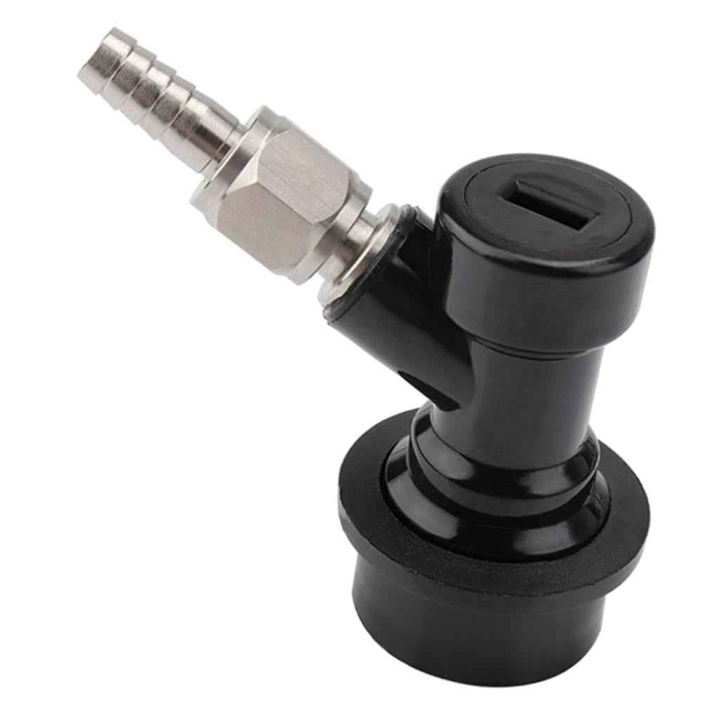 Ball Lock Gas & Liquid Threaded Assemblies Disconnects Kit New Black