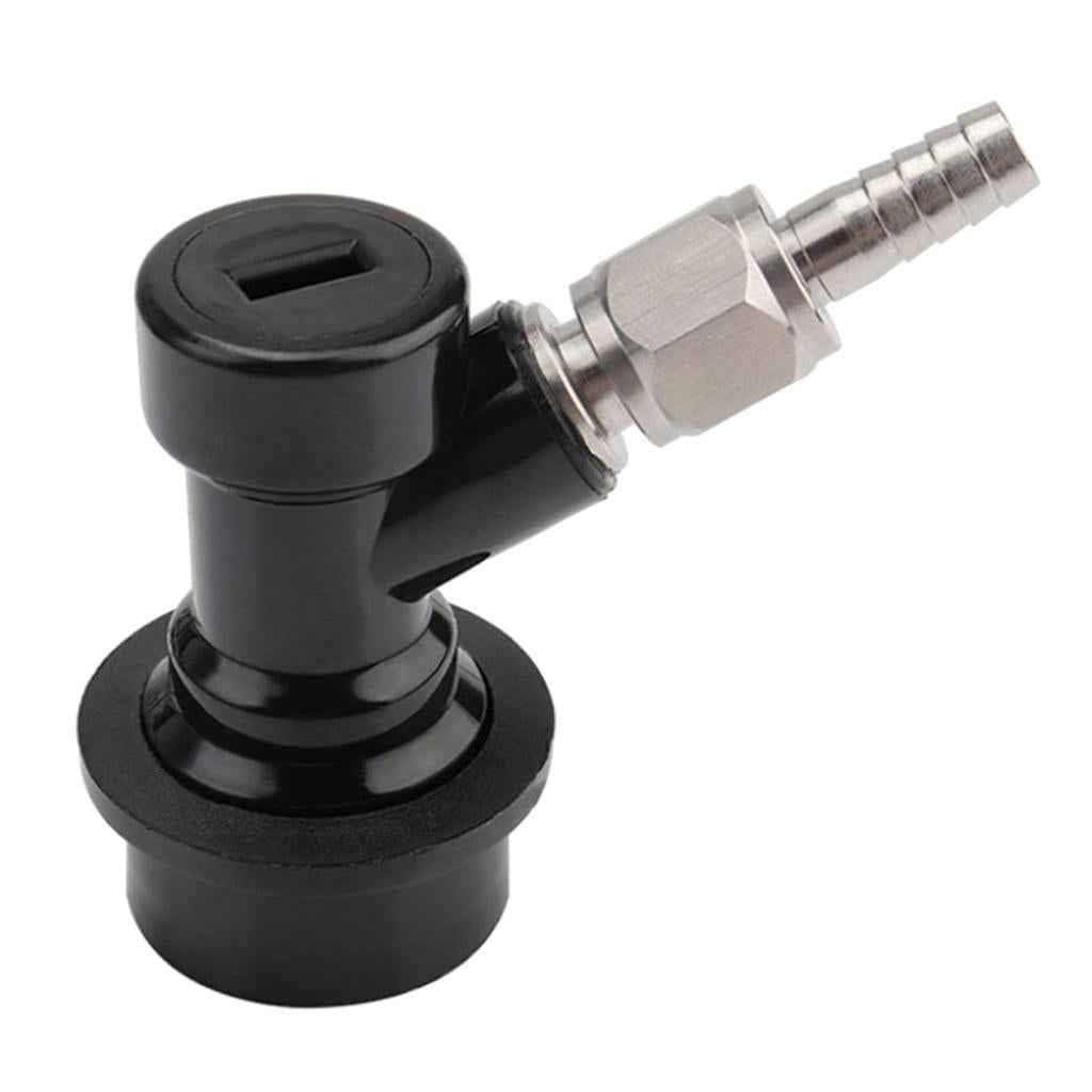 Ball Lock Gas & Liquid Threaded Assemblies Disconnects Kit New Black