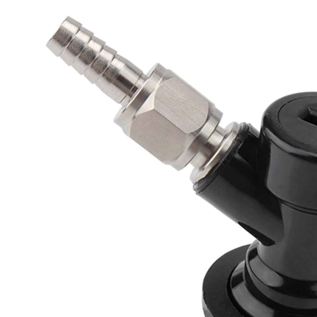 Ball Lock Gas & Liquid Threaded Assemblies Disconnects Kit New Black