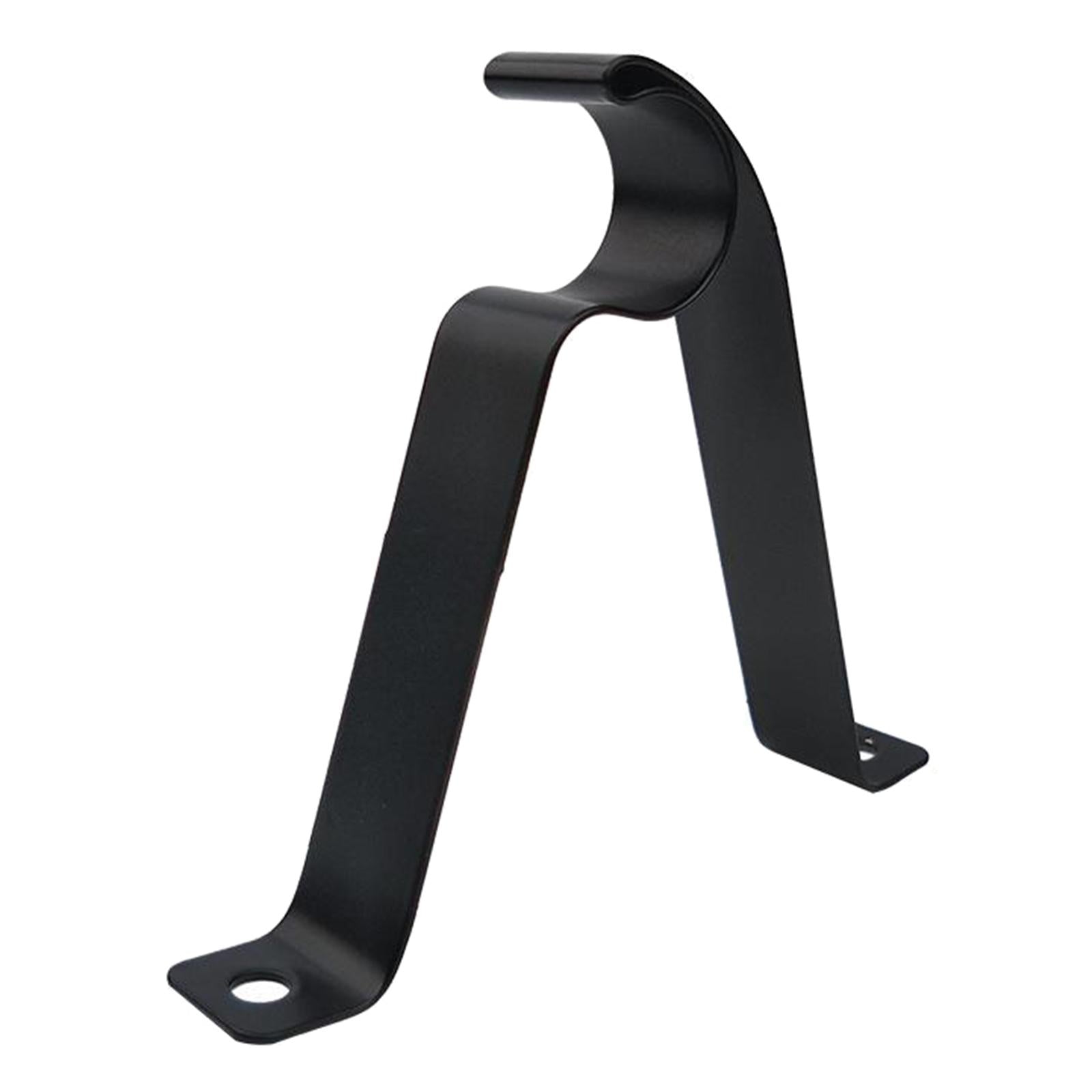 4xAdjustable 19-25mm Curtain Rod Brackets Window Blind Rod Holders Home Decor 19mm black