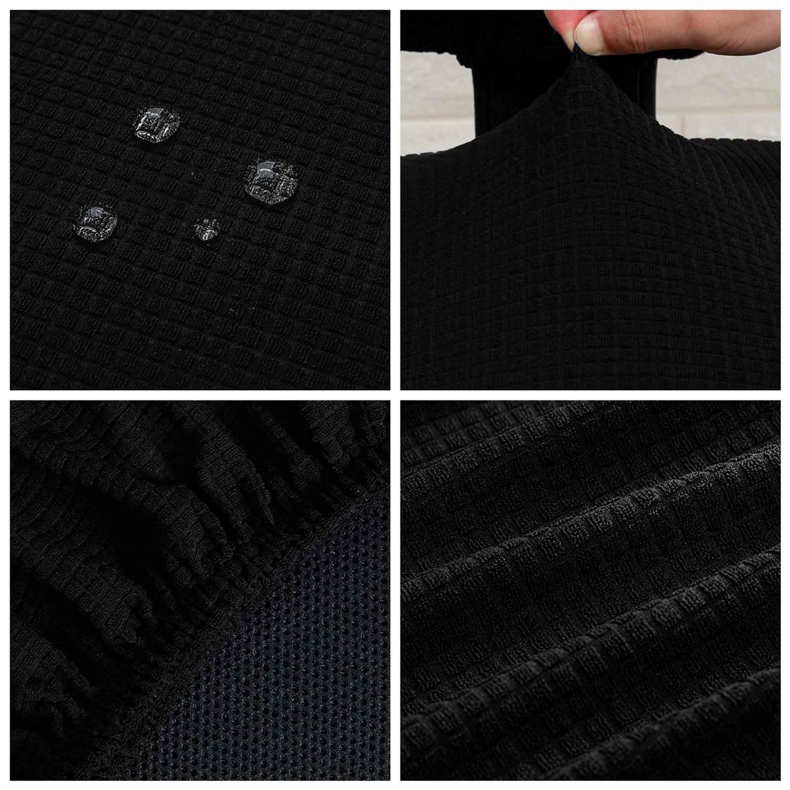 Office Computer Chair Stretchable Rotating Chair Seat Covers Black
