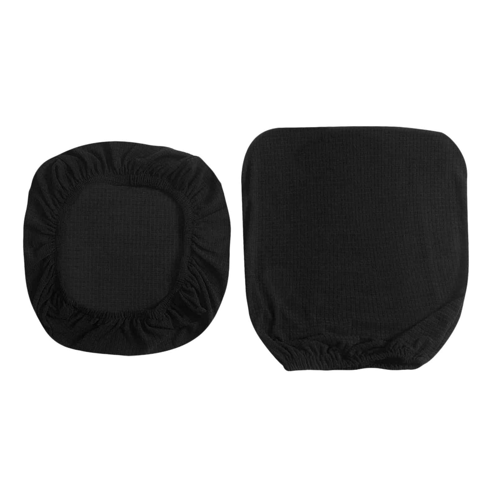 Office Computer Chair Stretchable Rotating Chair Seat Covers Black