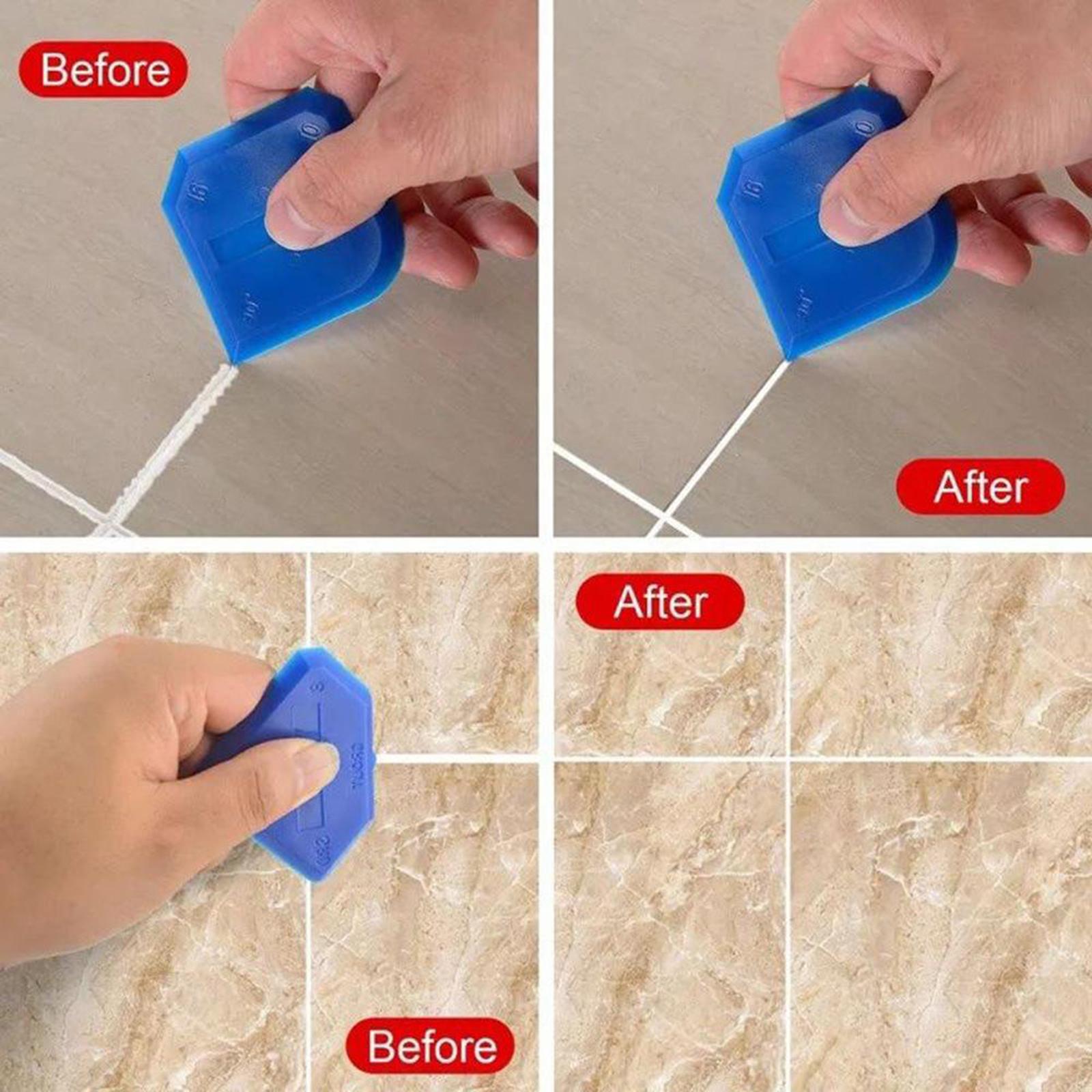 10pcs/set Caulk Remover Scraper Caulking Finishing Tools for Bathroom Floor