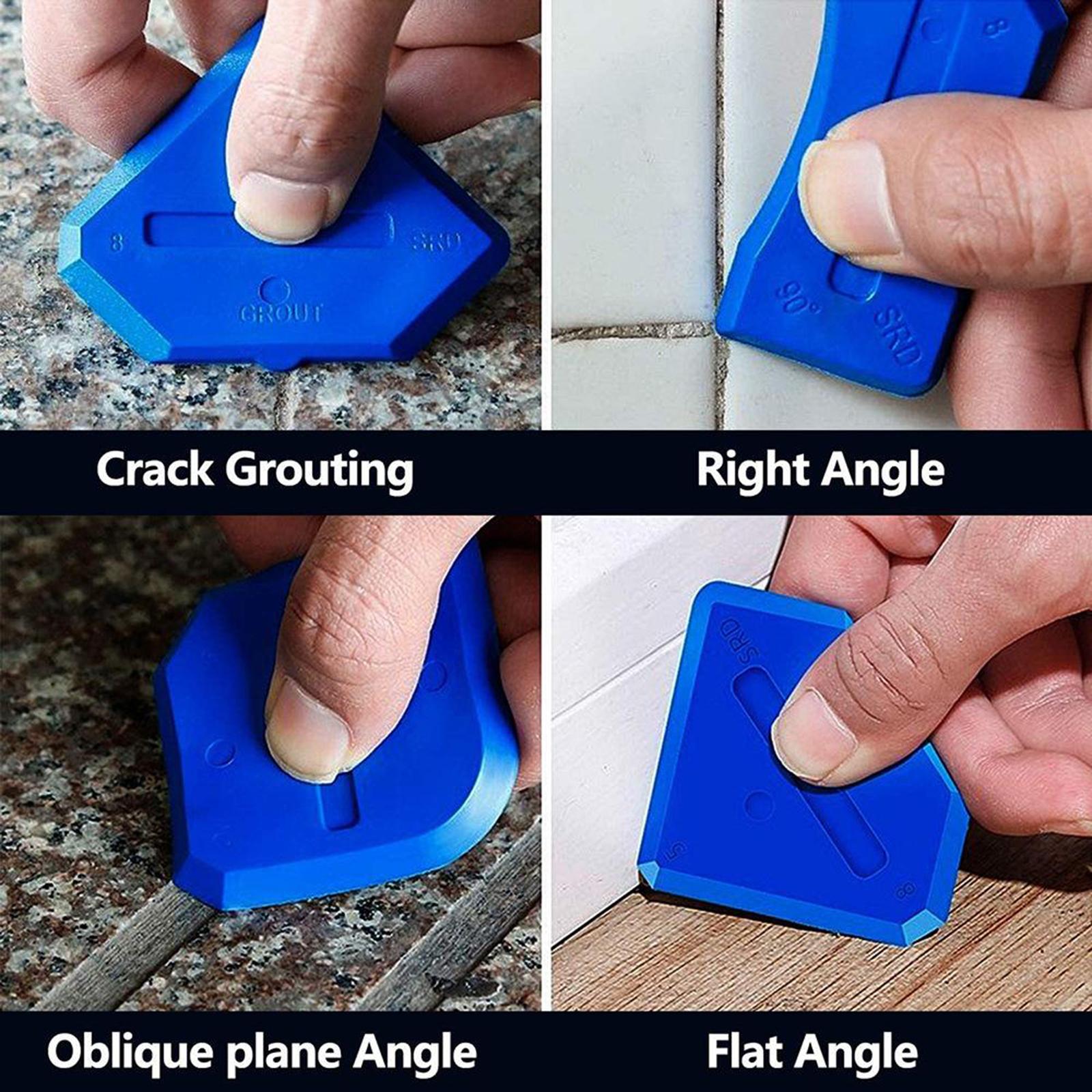 10pcs/set Caulk Remover Scraper Caulking Finishing Tools for Bathroom Floor