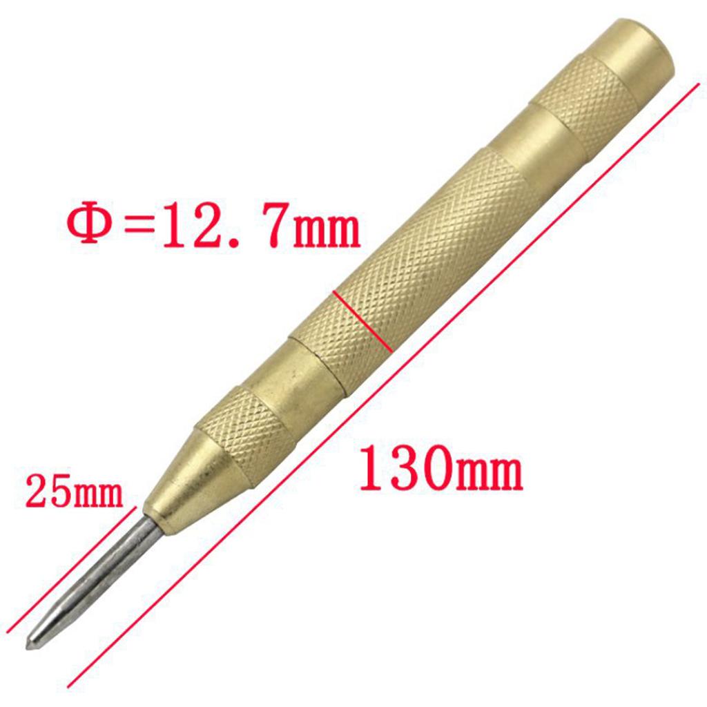 2PCS Center Hole Punch Strikes Surface Hammer Spring Loaded Window Breaker