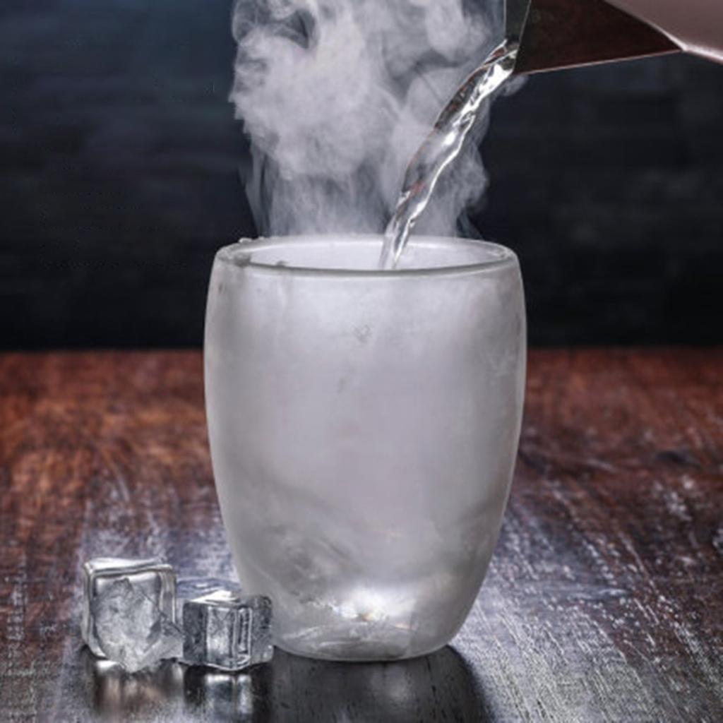 Clear Glass Milk Cup Tea Cup Coffee Cup Creative Double Layer Coffee Cups