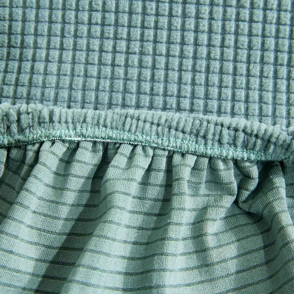 Shell Chair Seat Cover Conferences Hotel Dining Room Slipcover Anti-Dust green