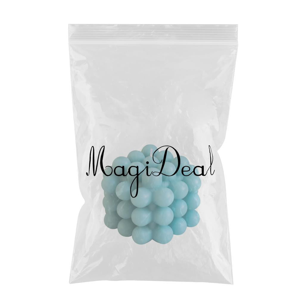 Bubble Candle Soy Wax Bubble Cube Candle Gift for Her Home Decor Blue