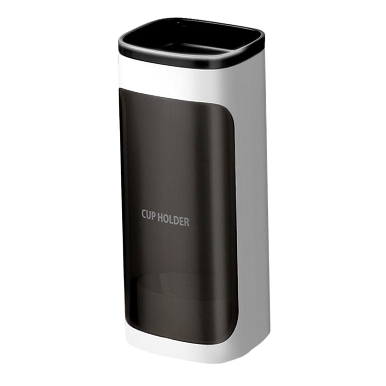 Disposable Cup Dispenser Wall Mounted Cup Dispenser Plastic Cup Organizer White Single