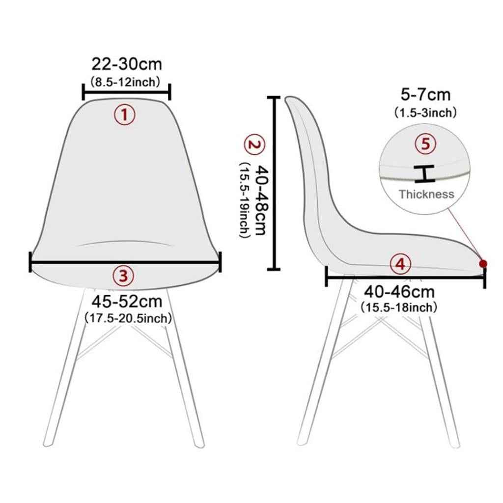 Stretch Shell Chair Seat Cover Banquet Home Hotel Dining Room Soft Slipcover color 2