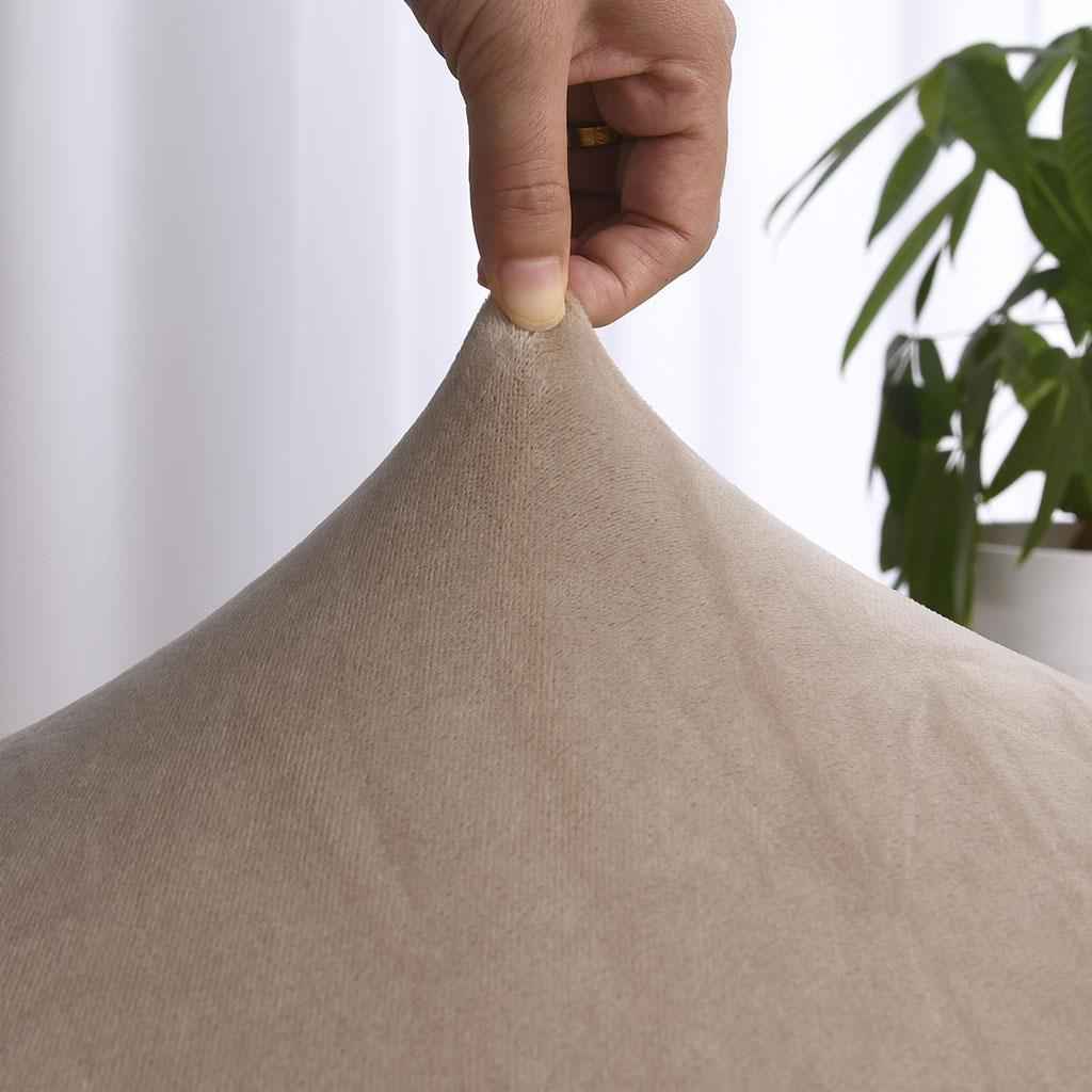 Stretch Wingback Chair Cover Slipcover Reusable Arm Chair Cover Light Coffee