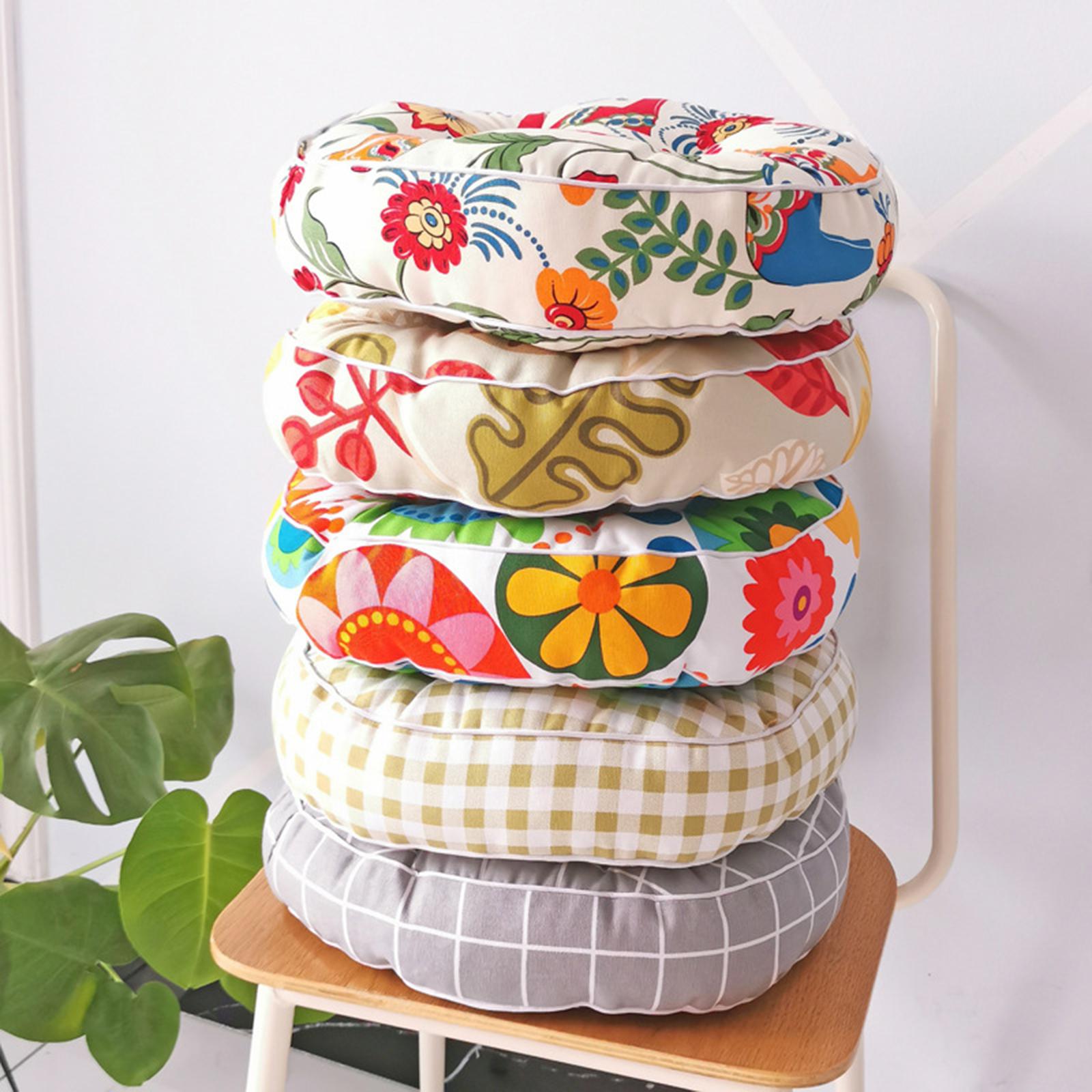 Chair Seat Cushion Pads Kitchen Dining Room Home Non-Slip A Round