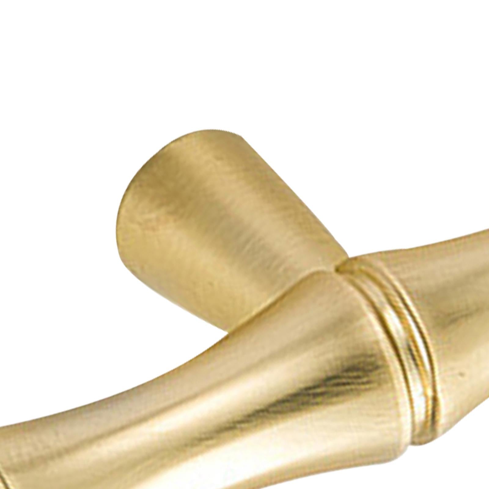 Cabinet Cupboard Handle Home Decoration Shoebox Door Bamboo Drawer Pull Knob 55mm Gold