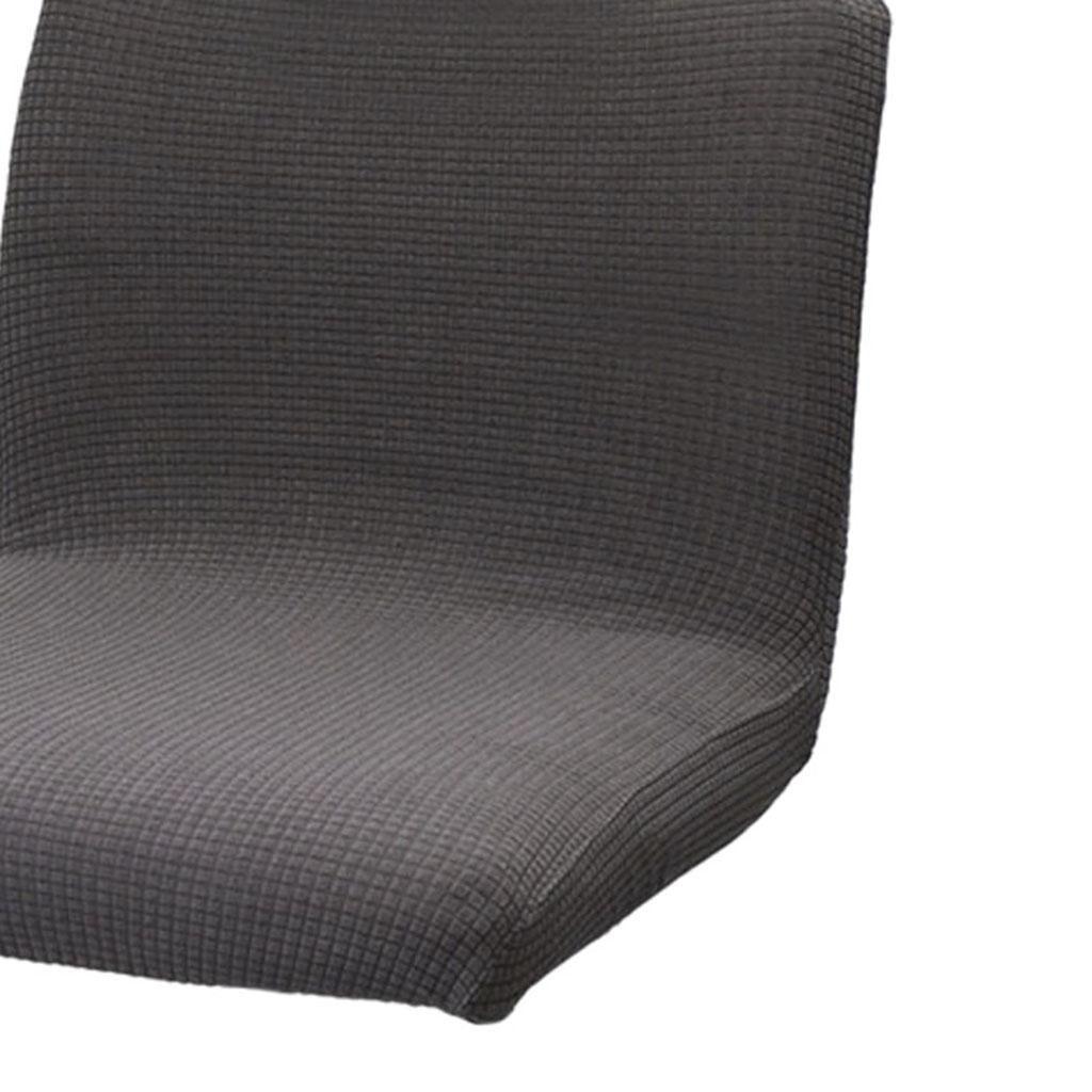 Bar Chairs Cover Stool Protectors Slipcover for Hotel Dark Gray