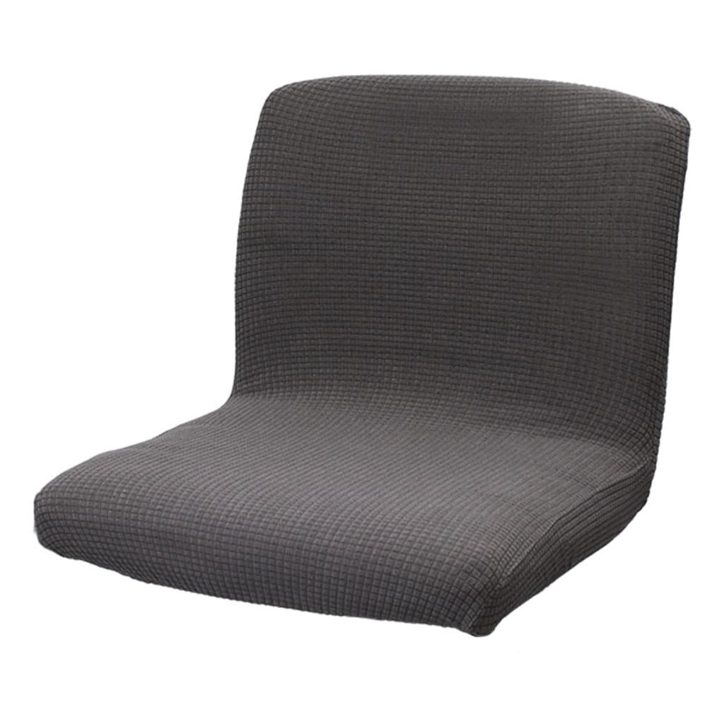 Bar Chairs Cover Stool Protectors Slipcover for Hotel Dark Gray