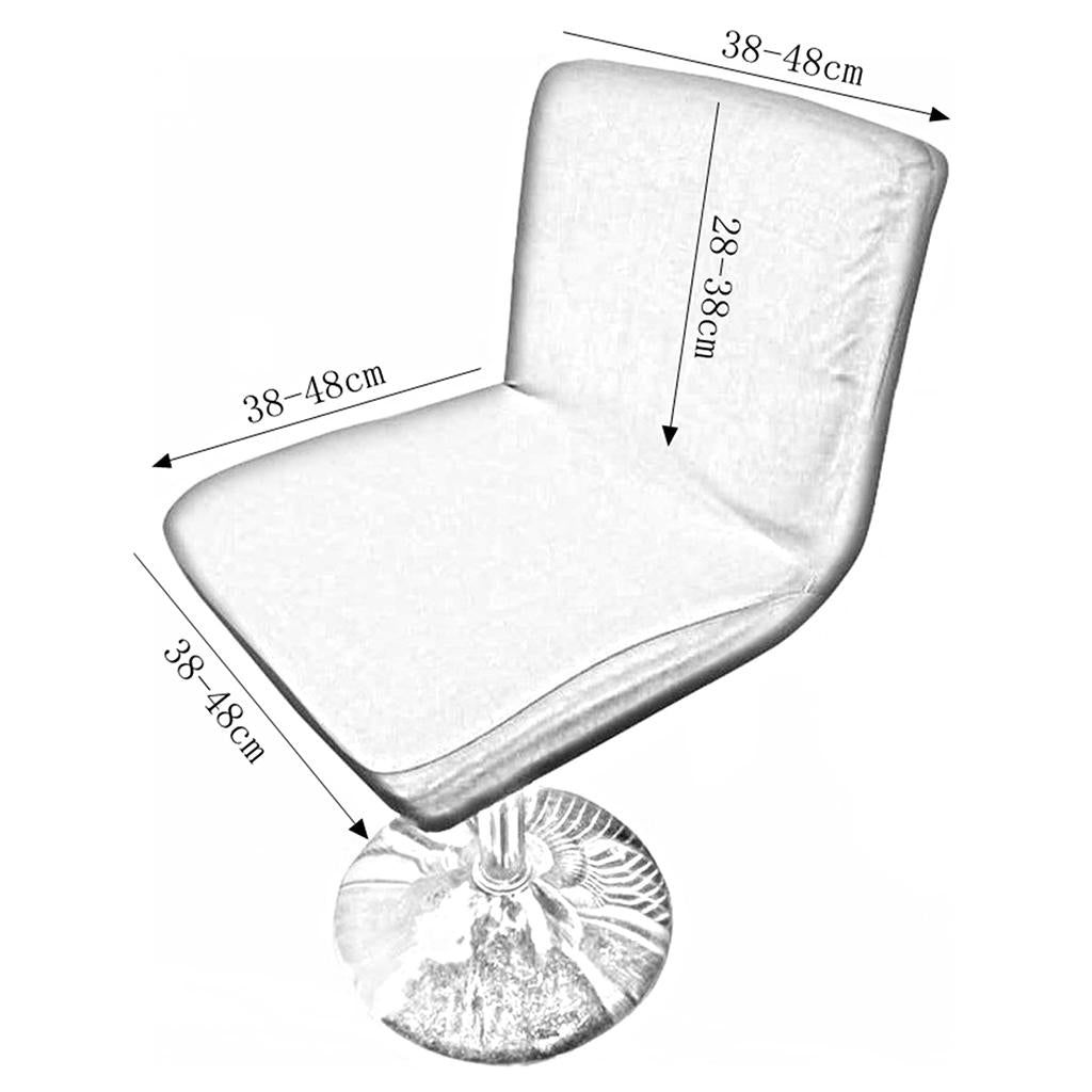 Chair Covers Elastic Bar Seat Cushion Dining Seat Protector Bar Stool Chair C