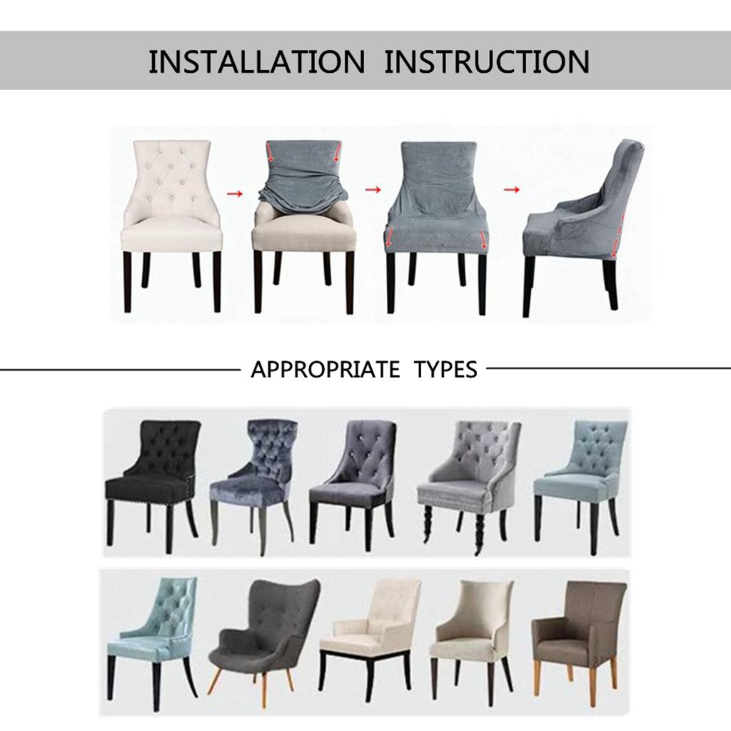 Chair Protector Protector European Modern Seat Cover for Internet Cafe Kids Wine red