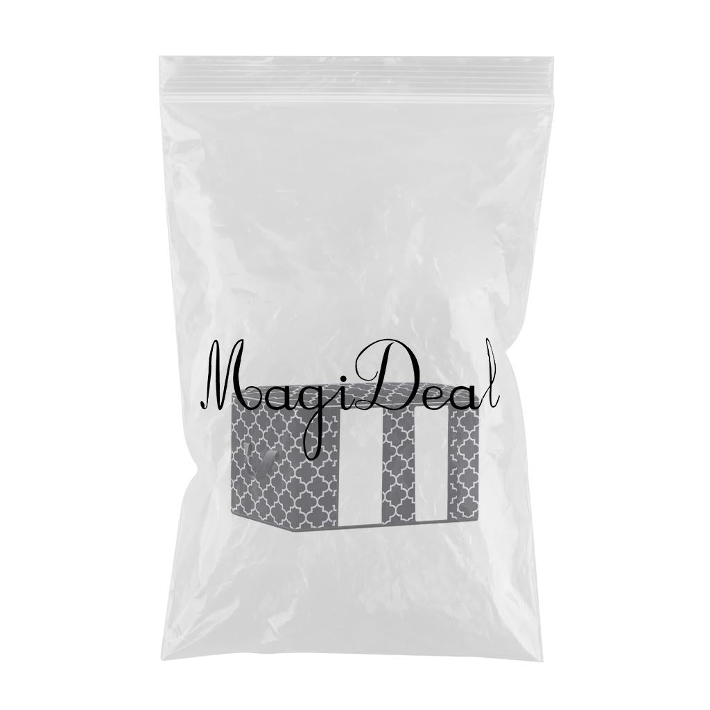 Clothes Storage Bag Quilt Bedding Zipper Organizer Black 45x45x20cm B