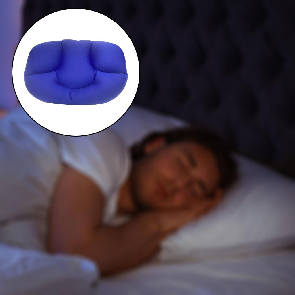 All-Round Sleep Pillow 3D Memory Foam Neck Support Pillow Blue