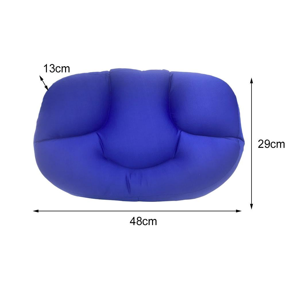 All-Round Sleep Pillow 3D Memory Foam Neck Support Pillow Blue